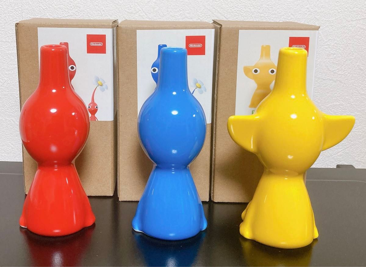 ピクミン 一輪挿し 赤ピクミン 青ピクミン 黄ピクミン 3種類セット