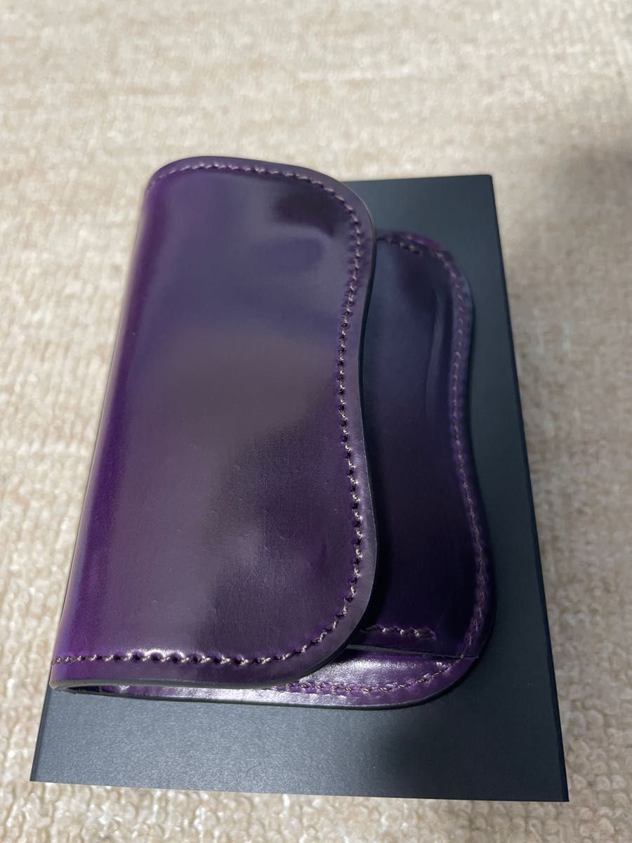 ラストクロップス LCタング ホーウィンシェルコードバン バイオレット