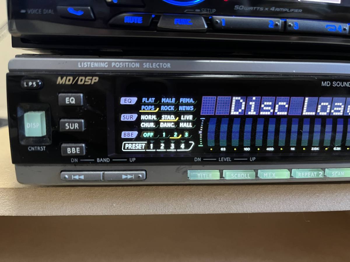 ALPINE CDA-117ji Bluetooth＆USB再生可 MDA-5046 サラウンドDSP