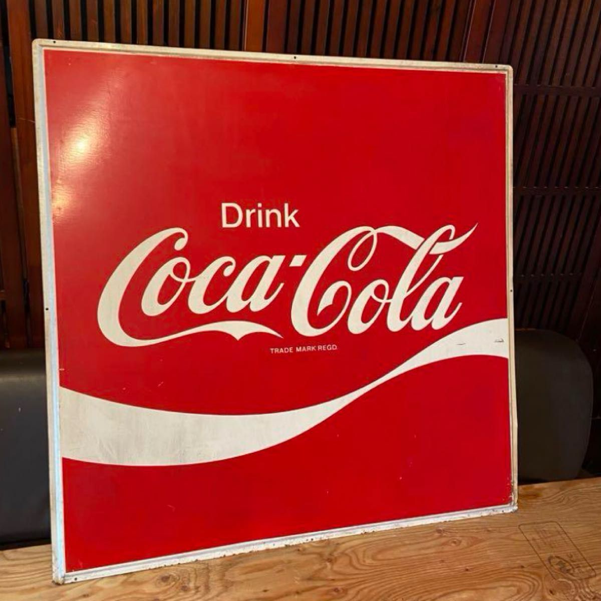 コカコーラ看板 大サイズ(片面)90cm ×90cm｜Yahoo!フリマ（旧PayPay
