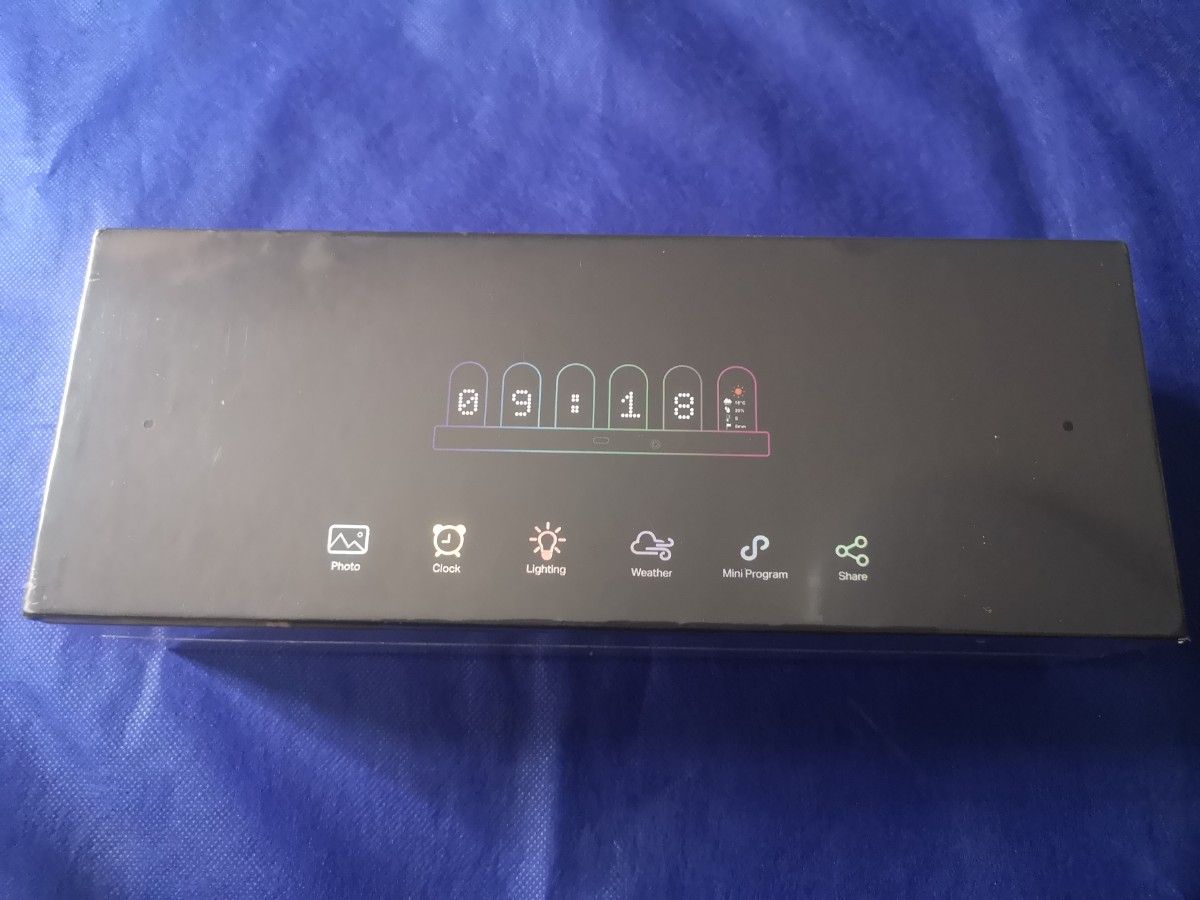 IPSTUBE ニキシー管 デジタル置時計 H401 ニキシー管時計 ニキシー管風