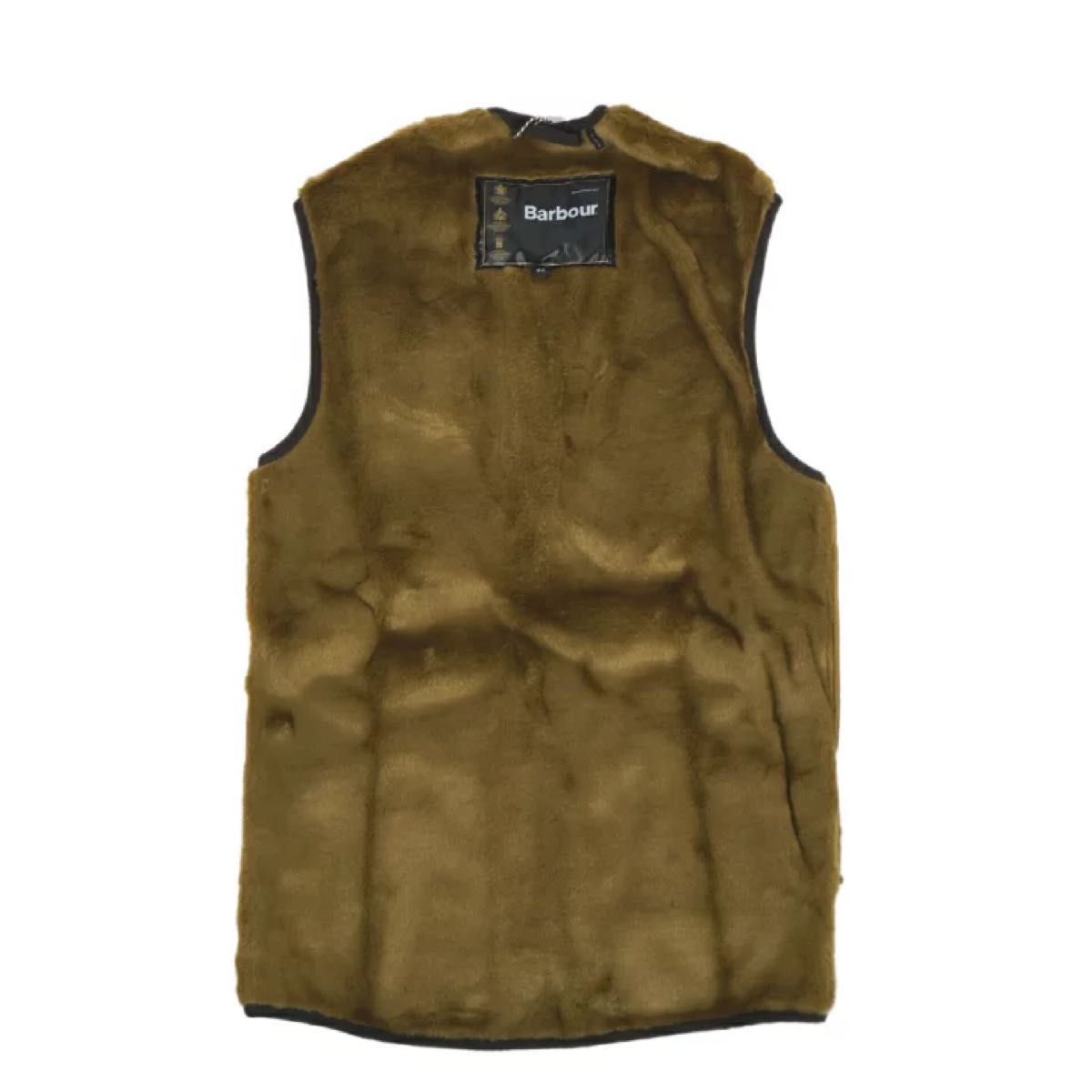 Barbourの「【美品】バブアーライナーベスト/ファーベスト/38【人気
