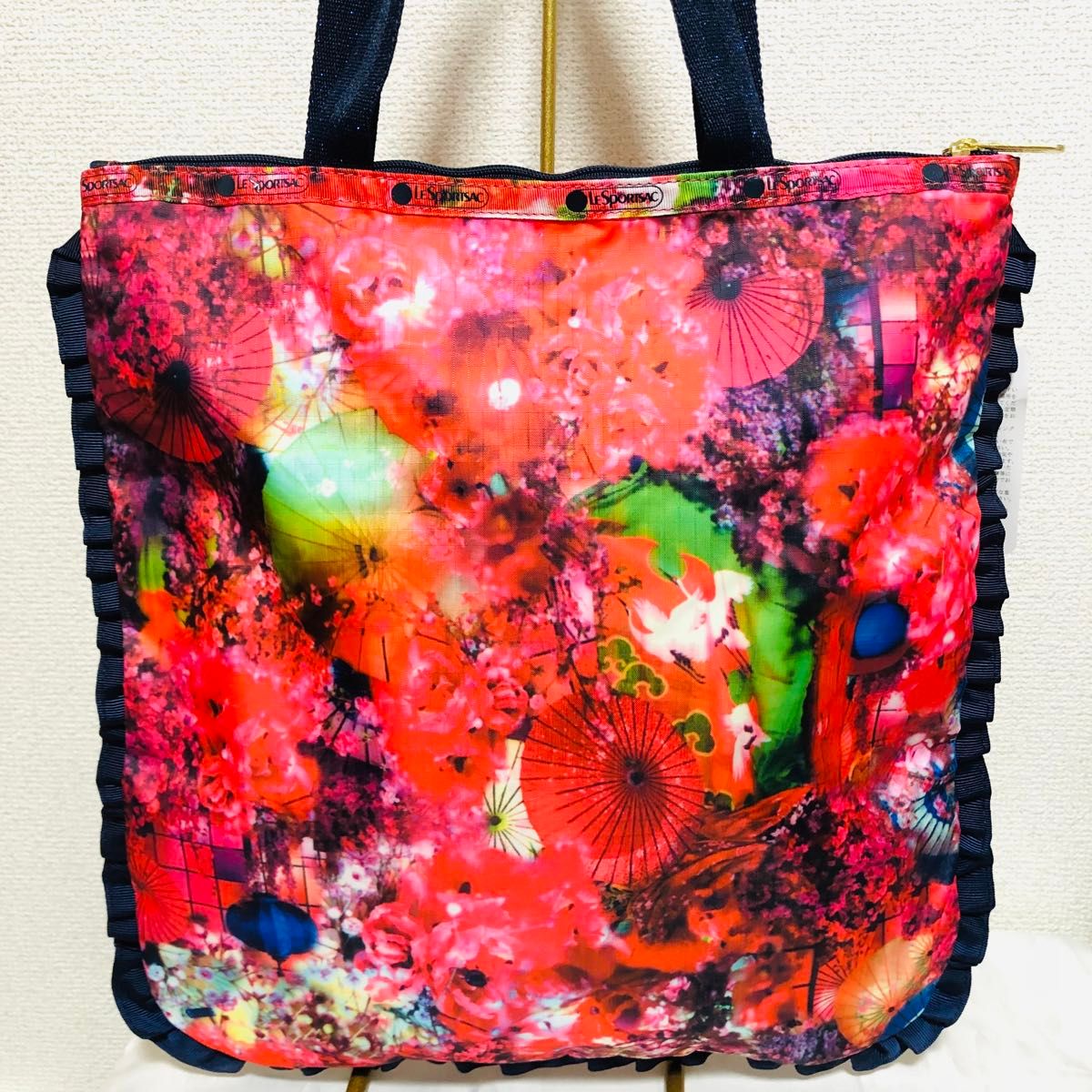 新品 レスポートサック 蜷川実花 限定コラボ トートバッグ 花柄 蝶々