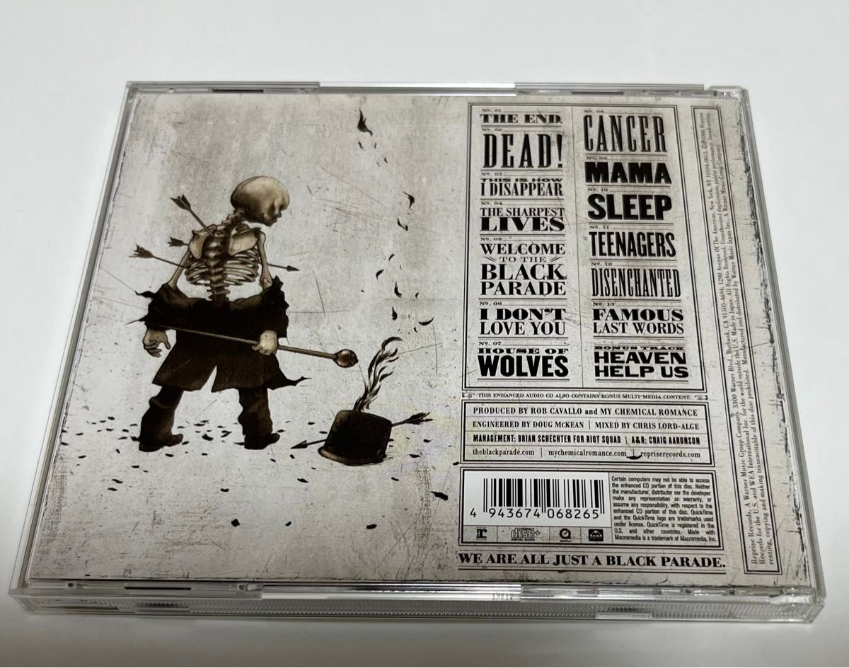 MY CHEMICAL ROMANCE / THE BLACK PARADE CD マイケミカルロマンス