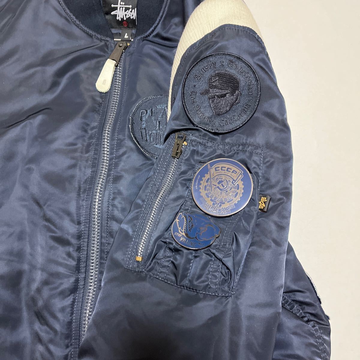 STUSSY 25 周年記念限定MA-1 ( ステューシー チャプト 周年 記念 限定