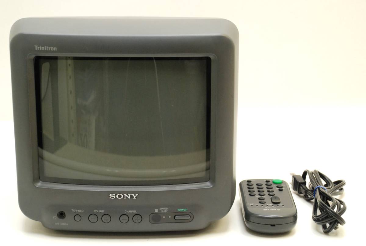 Yahoo!オークション - レトロ SONY 10型 ブラウン管テレビ KV-10DS1 TR