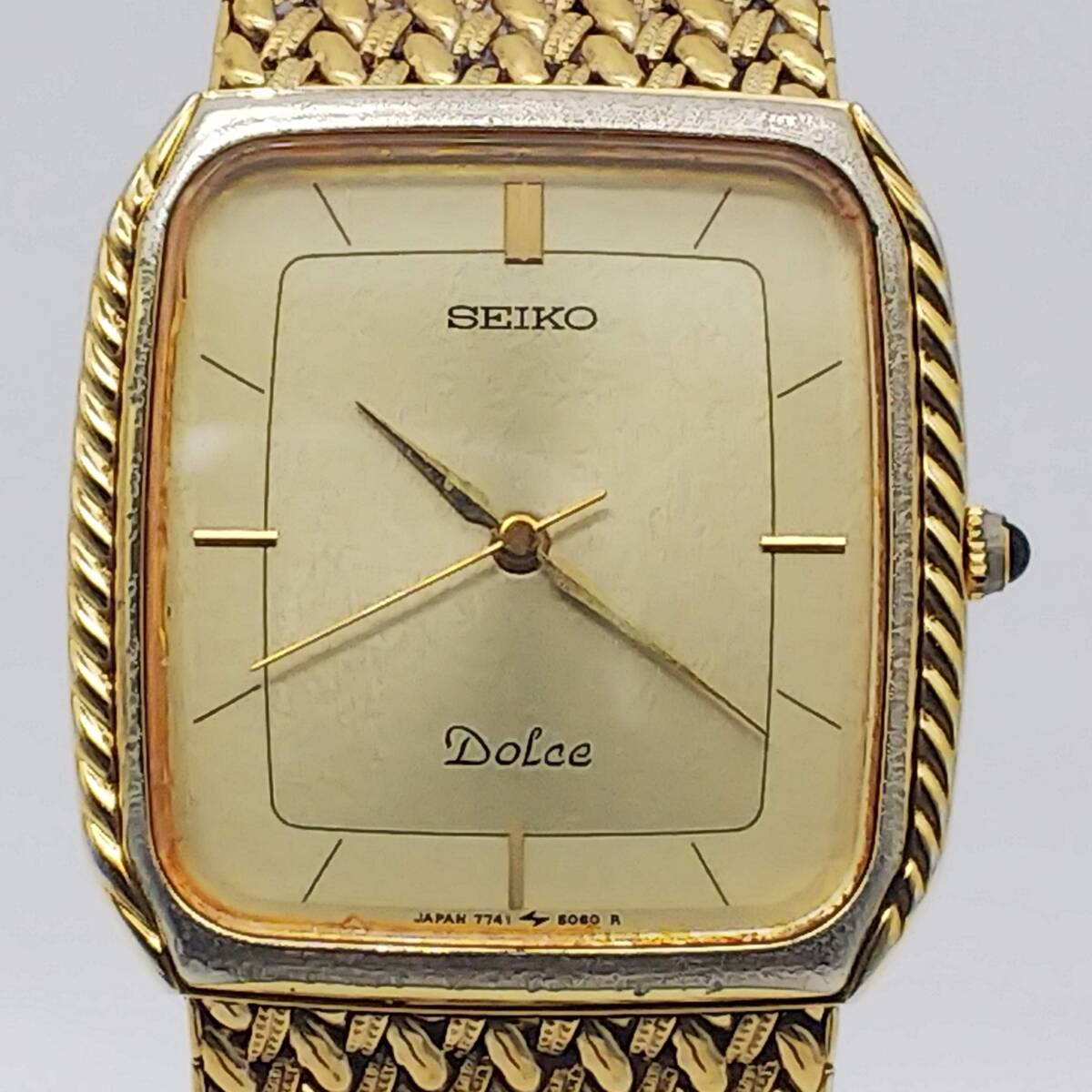 送料無料【電池交換済】 セイコー SEIKO ドルチェ DOLCE ビンテージ