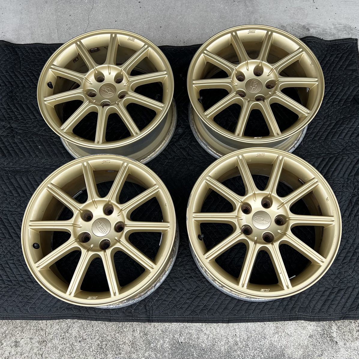 Yahoo!オークション - スバルインプレッサWRX STI GDB 純正ホイール 11