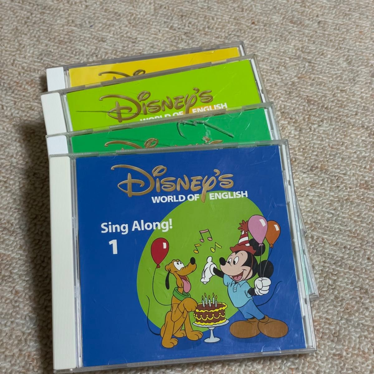ディズニー英語システム DWE シングアロング Sing Along CD 4枚セット
