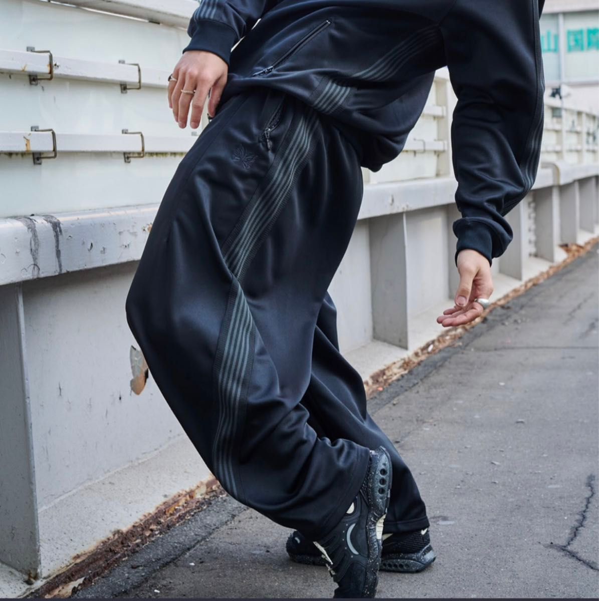 needles 24ss H D ヒザデルパンツ studious 別注 黒｜Yahoo!フリマ（旧
