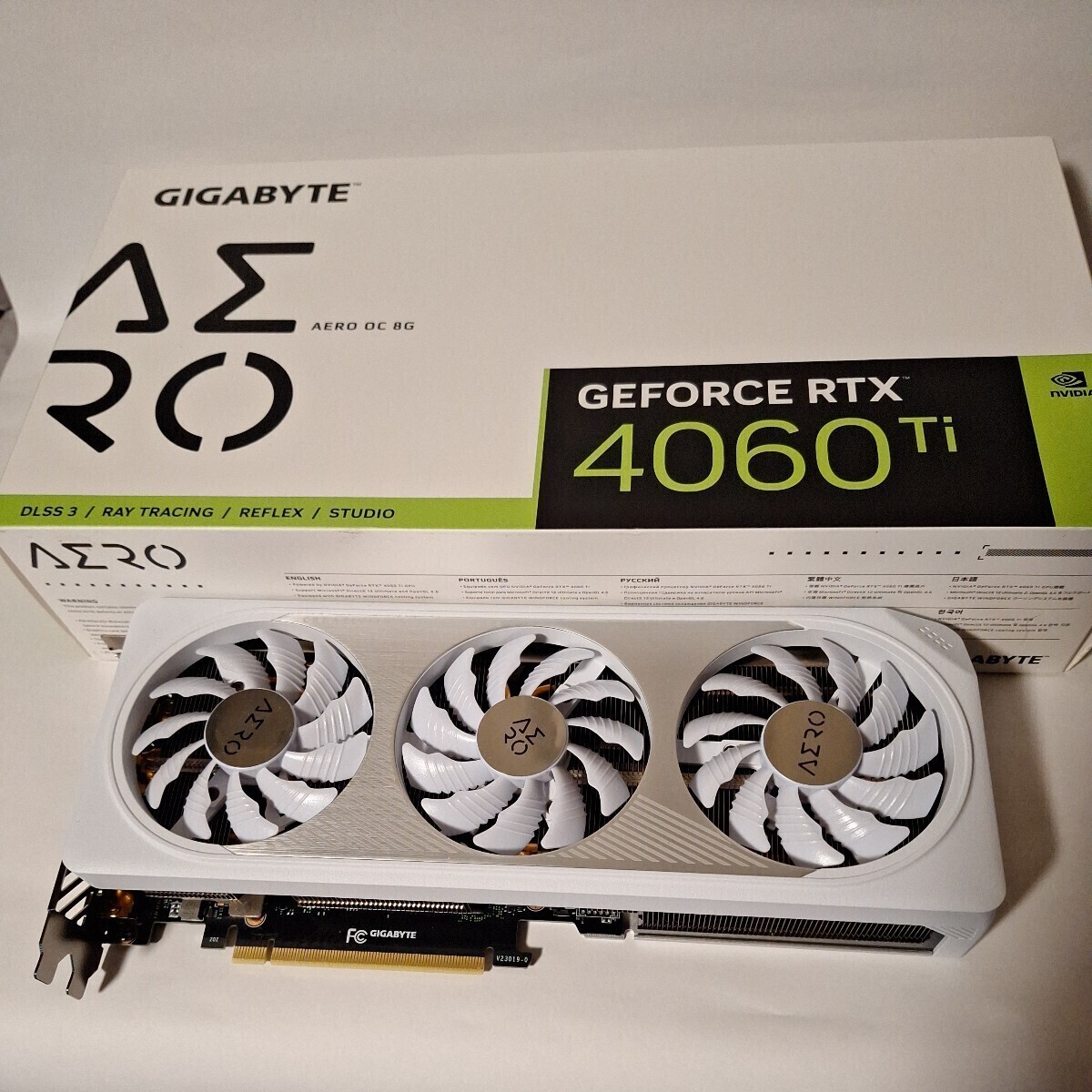 Yahoo!オークション - GIGABYTE GEFORCE RTX 4060 Ti AERO OC 8G 中古