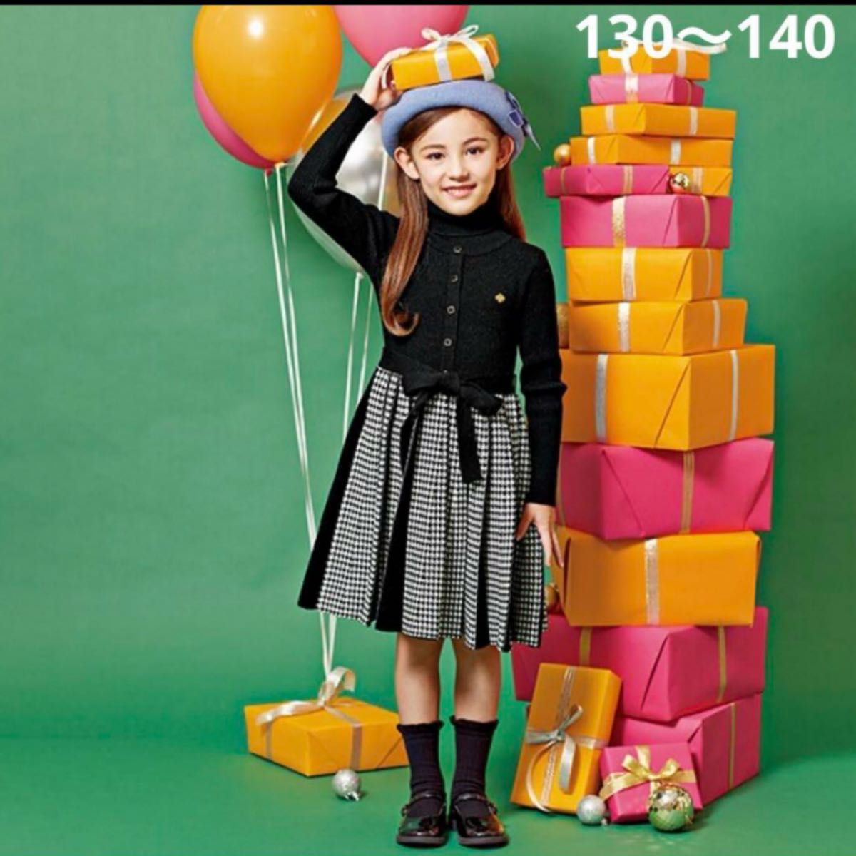 kate spade new york kids 千鳥柄ニットワンピース M｜Yahoo!フリマ