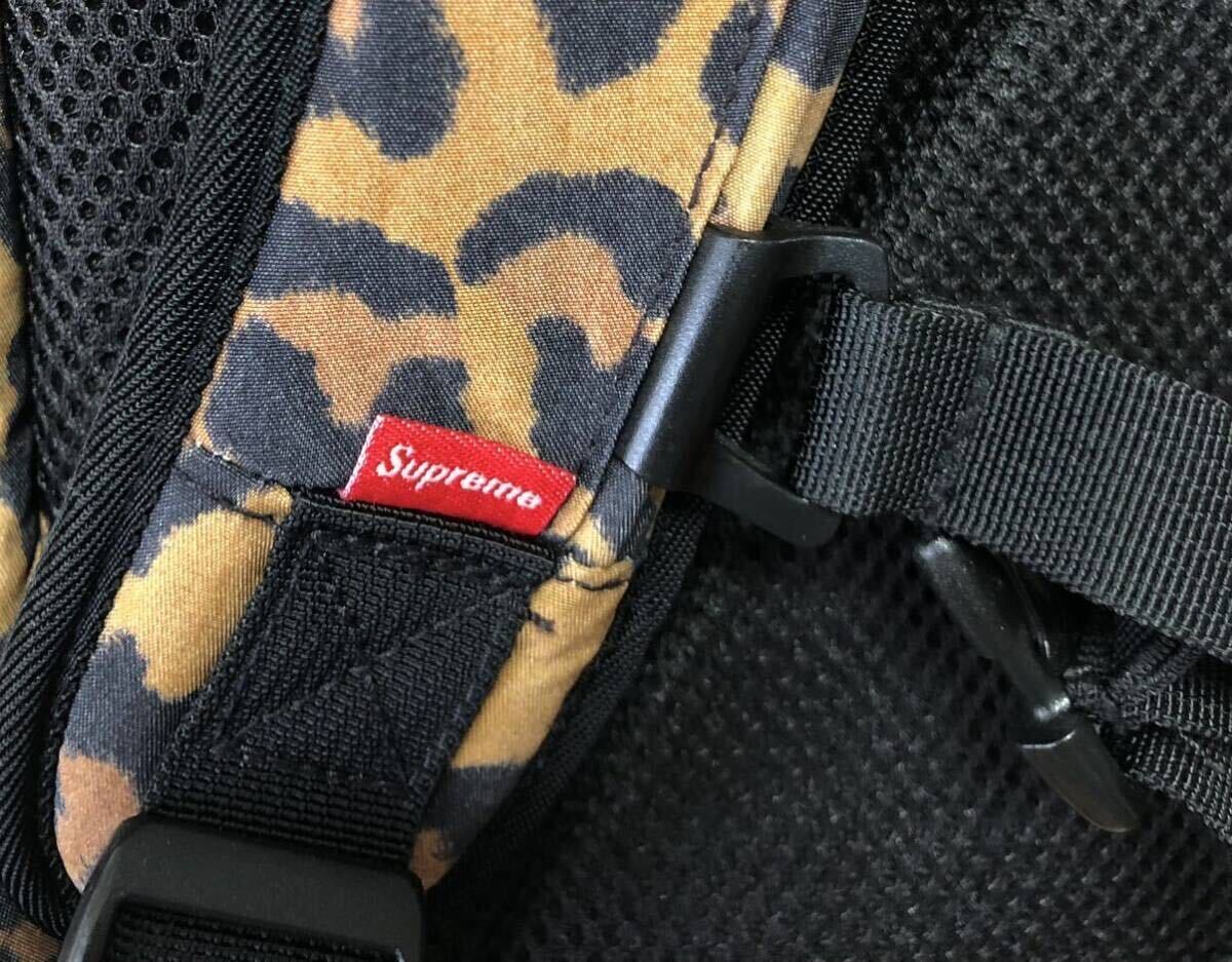 美品 20FW Supreme Backpack Leopard シュプリーム コーデュラ バック