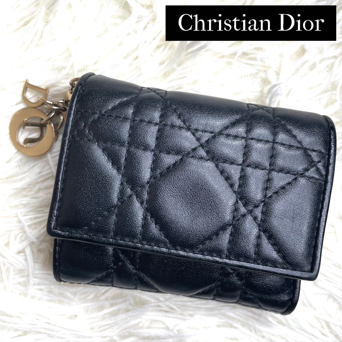 極美品 / Dior クリスチャンディオール レディディオールロータス