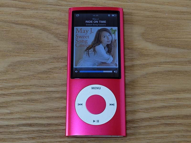 iPod nano 第5世代 A1320 16GB ピンク モデル MC075J 美品 動作良好