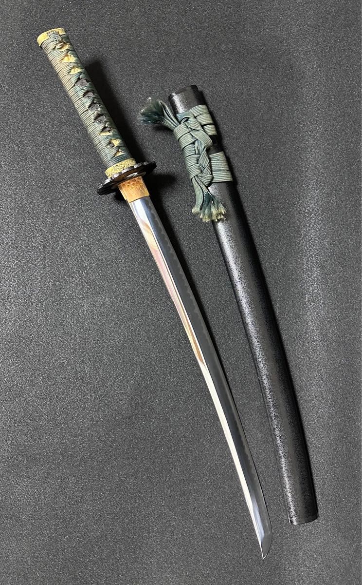 居合刀 脇差 黒鞘 模造刀 鞘付き長さ70cm 34 武具 アンティーク｜Yahoo