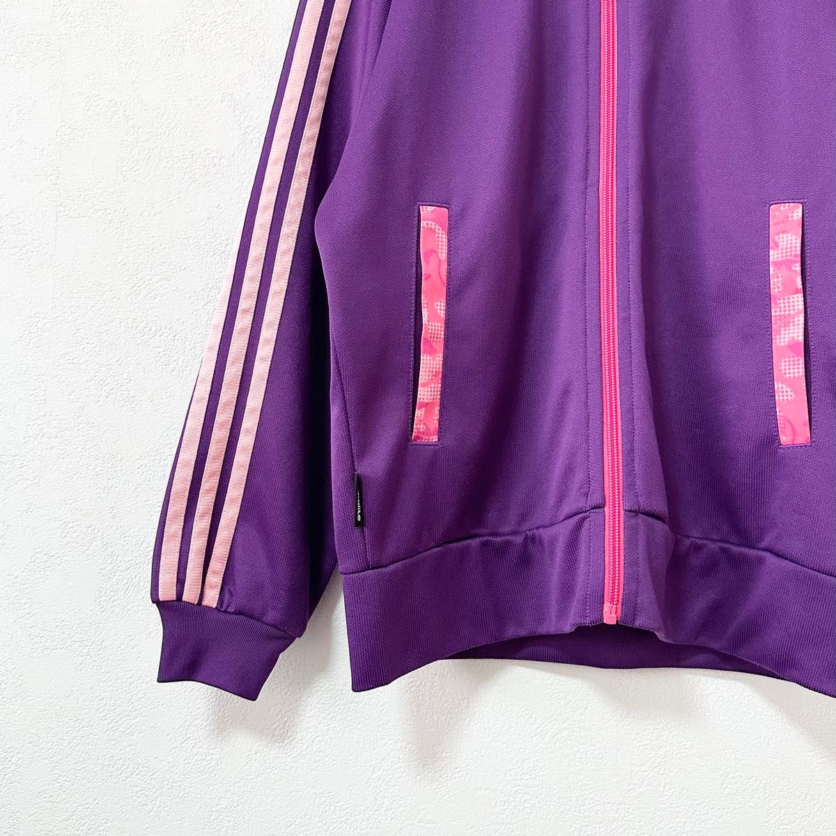 adidas/アディダス ジップパーカー ツノ付きフーディー ジャージ
