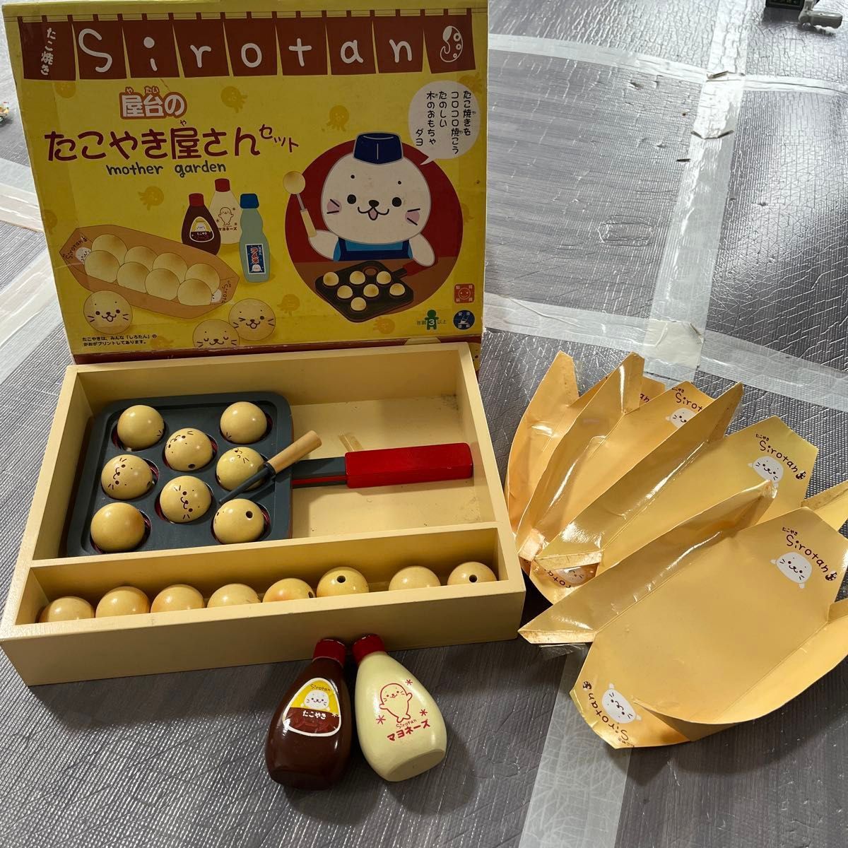 マザーガーデン しろたん 屋台のたこ焼き屋さんセット｜Yahoo!フリマ