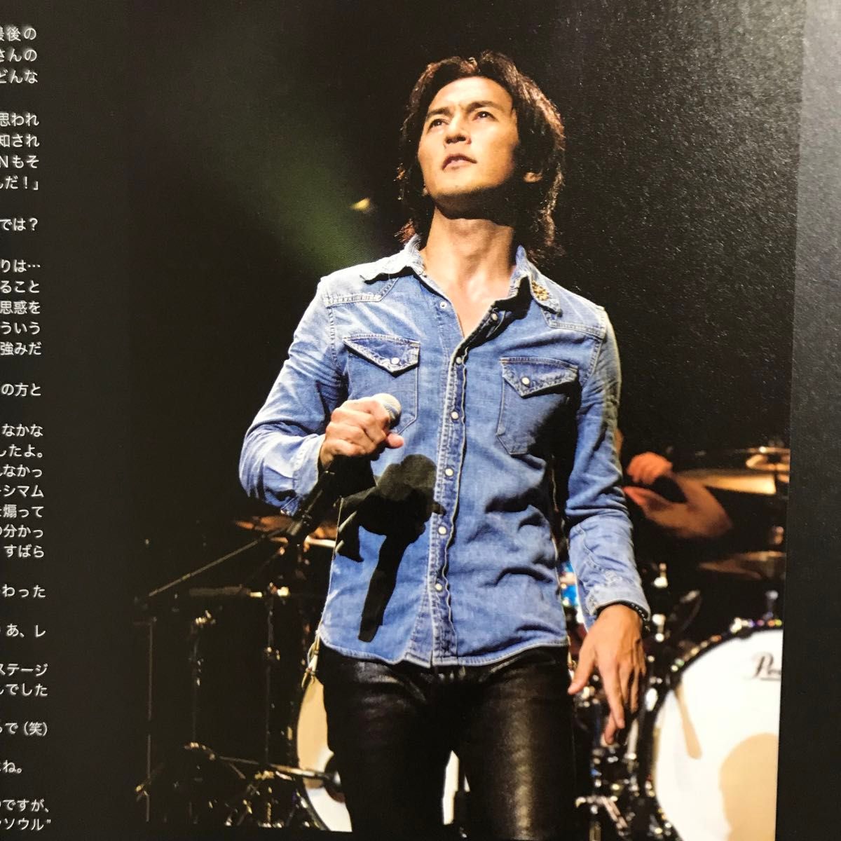 激レア B'z 稲葉浩志 着用 レミレリーフ 限定 デニムシャツ REMIRELIEF