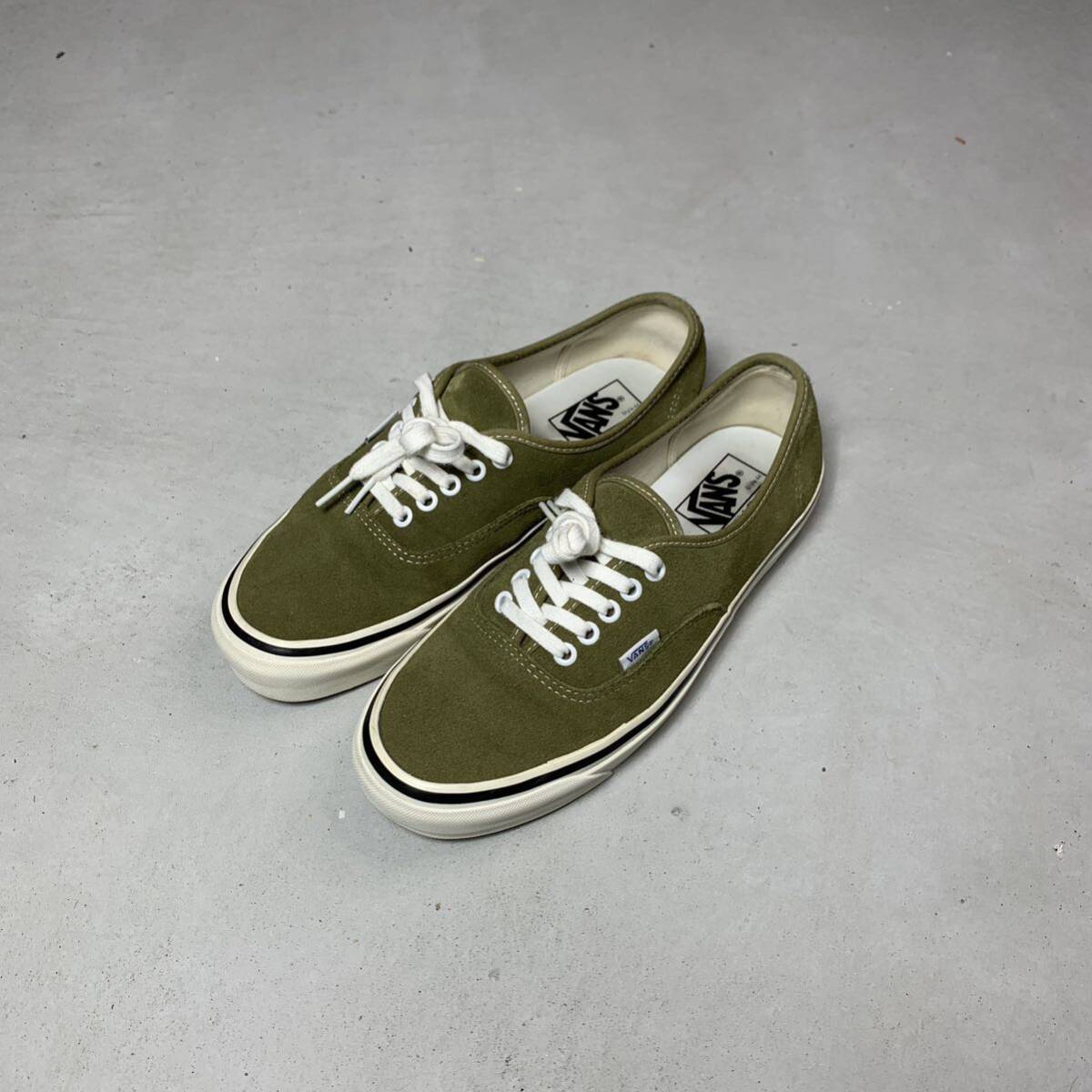 VANS Anaheim authentic 44 DX カーキ 27 5 オリーブ バンズ