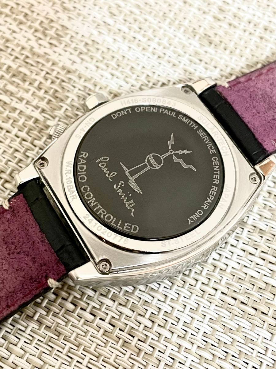 希少 電波ソーラー/稼働品]Paul Smith ポールスミス ナンバー7
