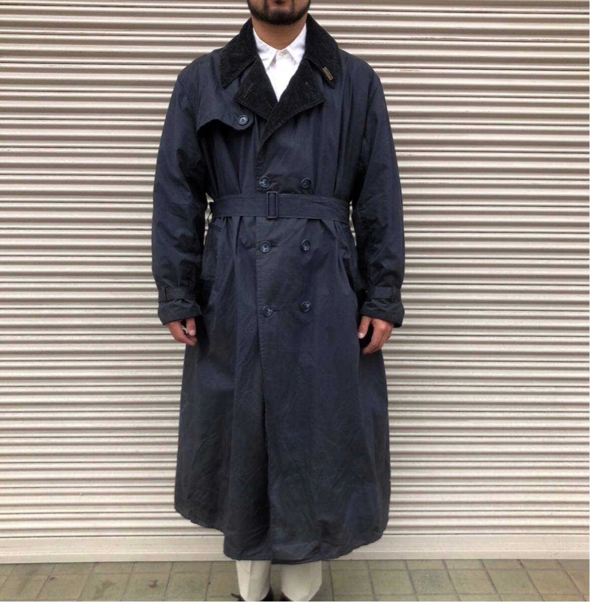 英国製 90s Barbour バブアー トレンチコート 旧3クレスト TRENCH COAT