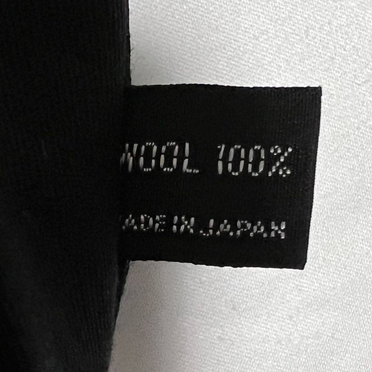 Yohji Yamamoto POUR HOMME ネクタイ 刺繍 百発百中 ブラック ヨウジ