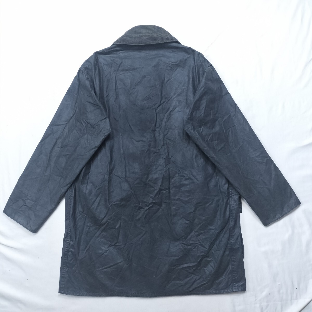 80s 1984年 BARBOUR border c40 ターコイズ ネイビー 2クレスト