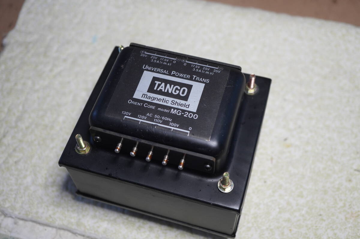 Yahoo!オークション - TANGO MG-200 タンゴ 電源トランス 未使用品