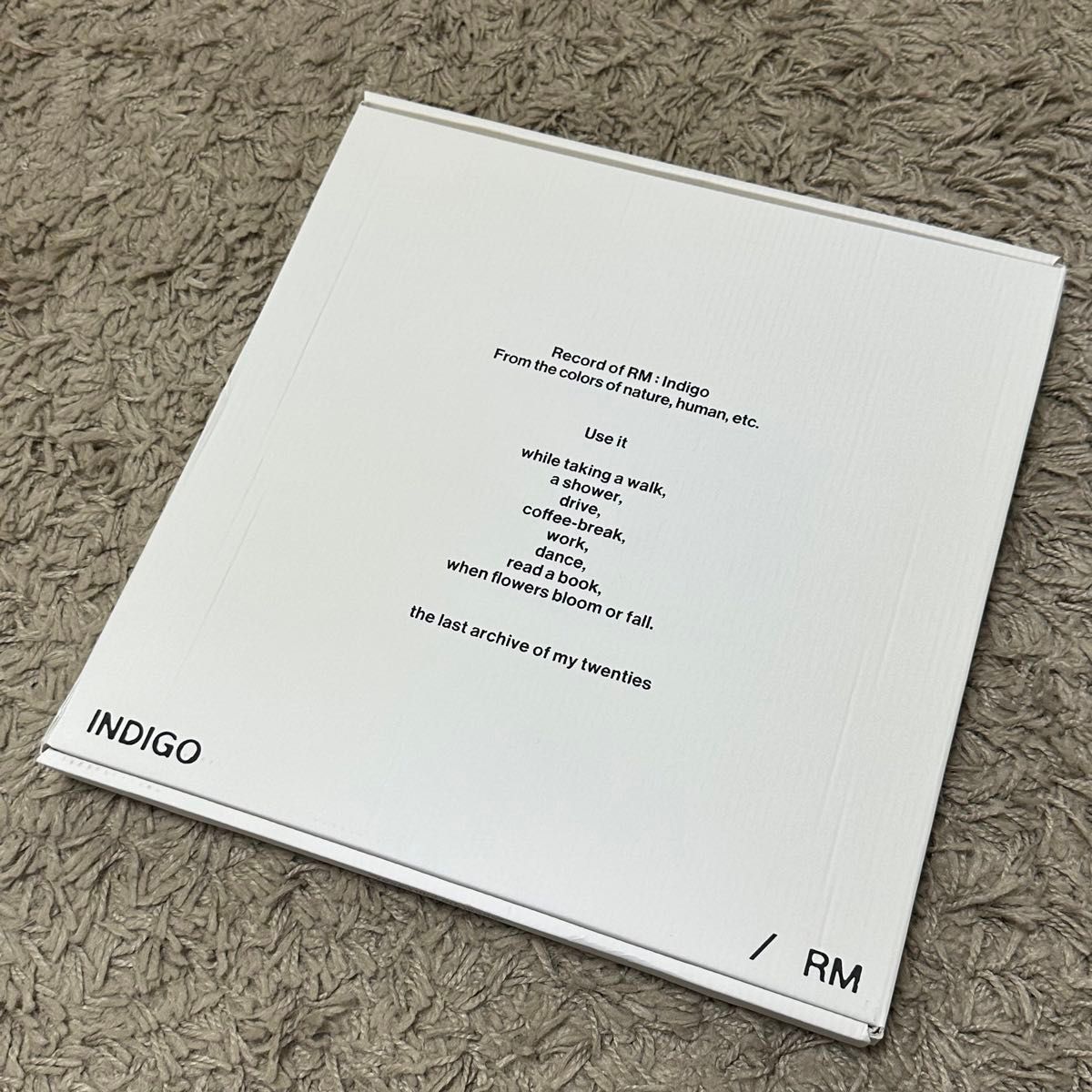 BTS RM Solo Album 'Indigo' レコード｜Yahoo!フリマ（旧PayPayフリマ）