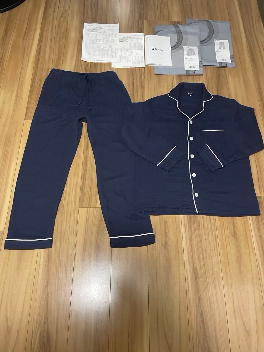 TENTIAL BAKUNE 爆寝 バクネ パジャマ ネイビー Unisex Sサイズ 新商品