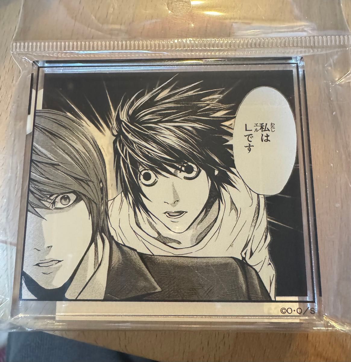 デスノート展 Death Note コマプレートスタンド 夜神月 L 原画展