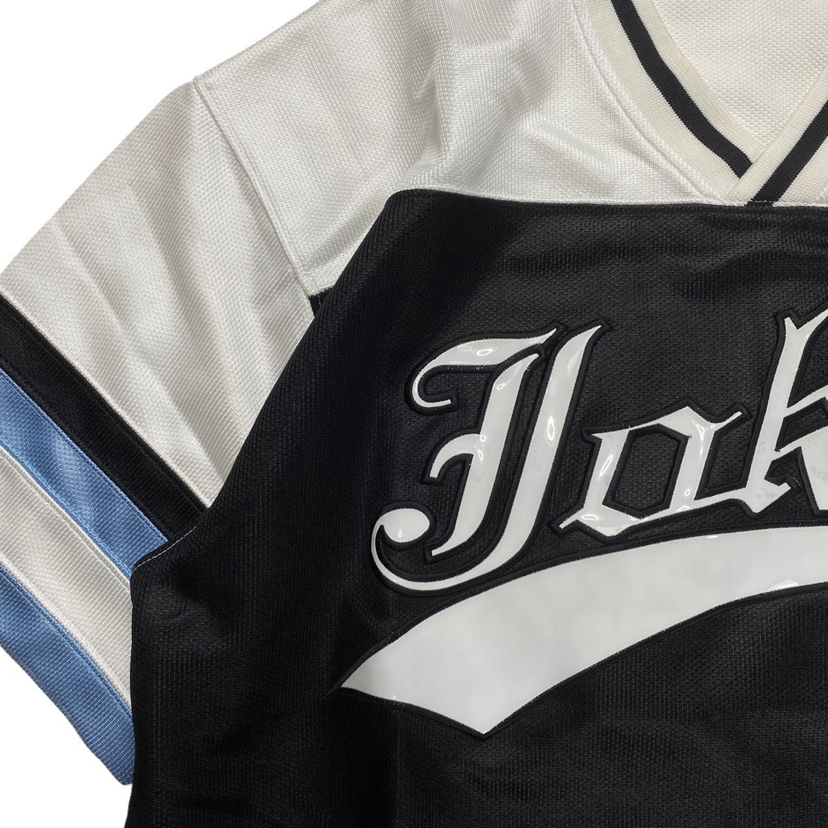 90s JOKER brand ジョーカー ブランド ゲームシャツ ブラック×ホワイト