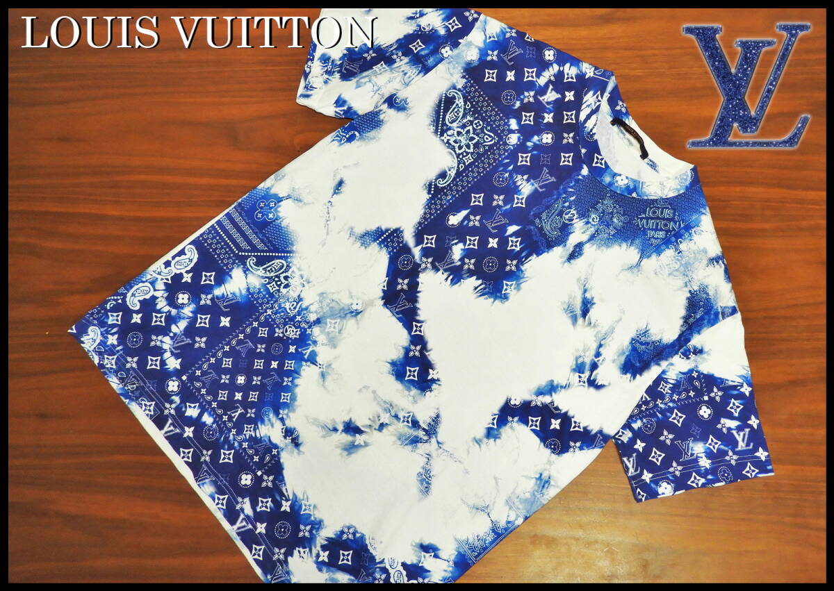 Yahoo!オークション - LOUIS VUITTON バンダナモノグラムTシャツ ルイ