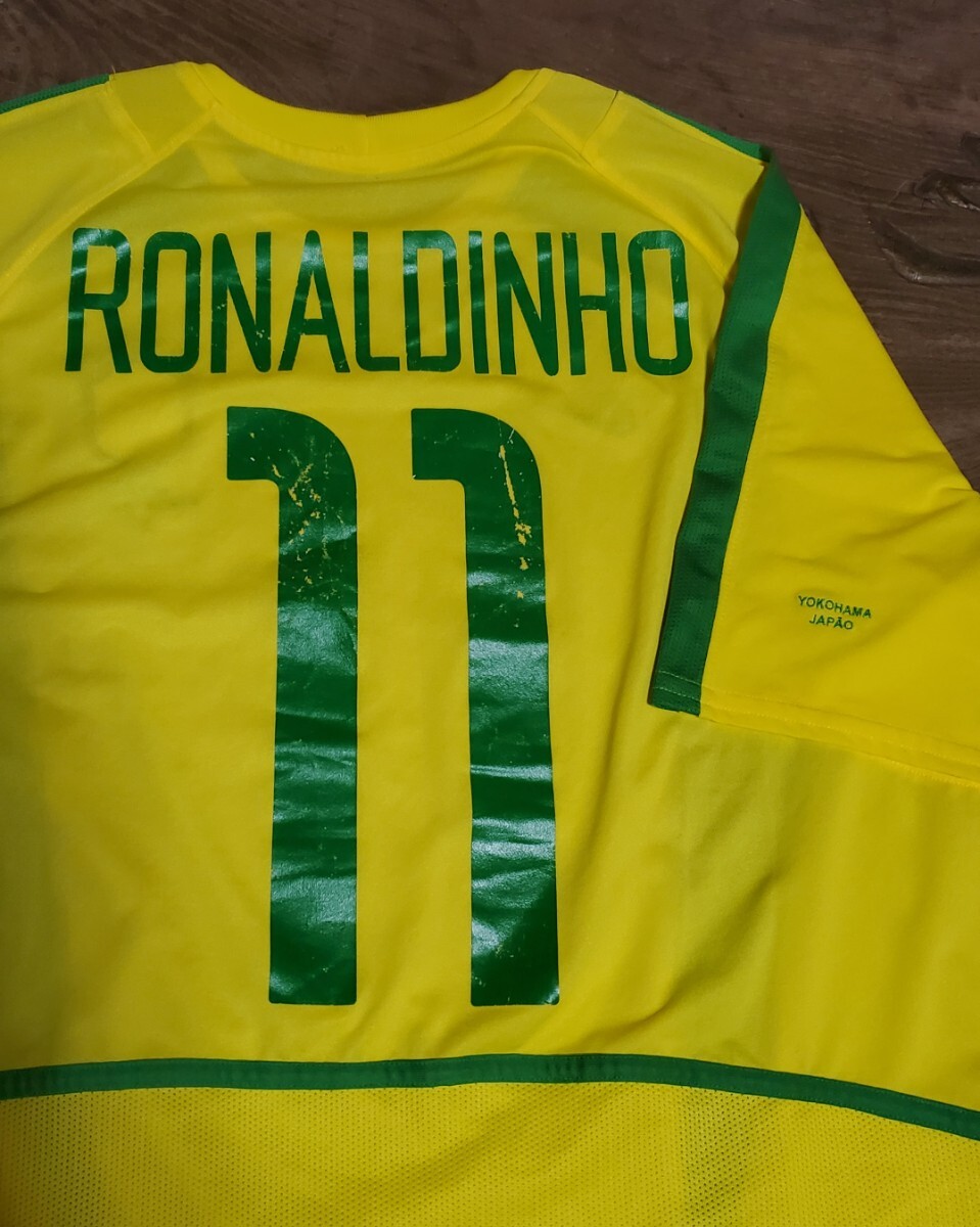 値下げ交渉 2002年 WC優勝記念 ブラジル代表 11 ロナウジーニョ NIKE