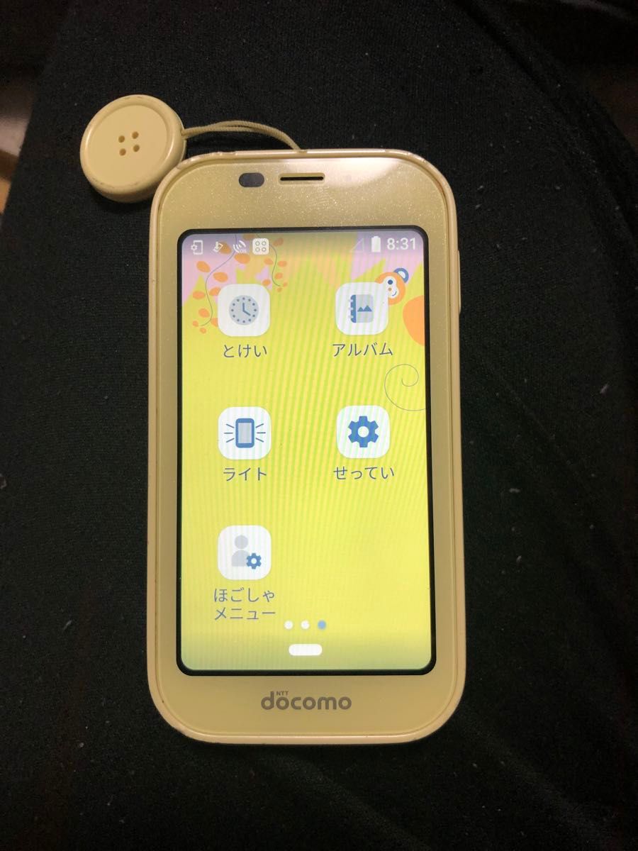 ドコモ キッズケータイ 約一年使用 黄色 イエロー SH-03M｜Yahoo
