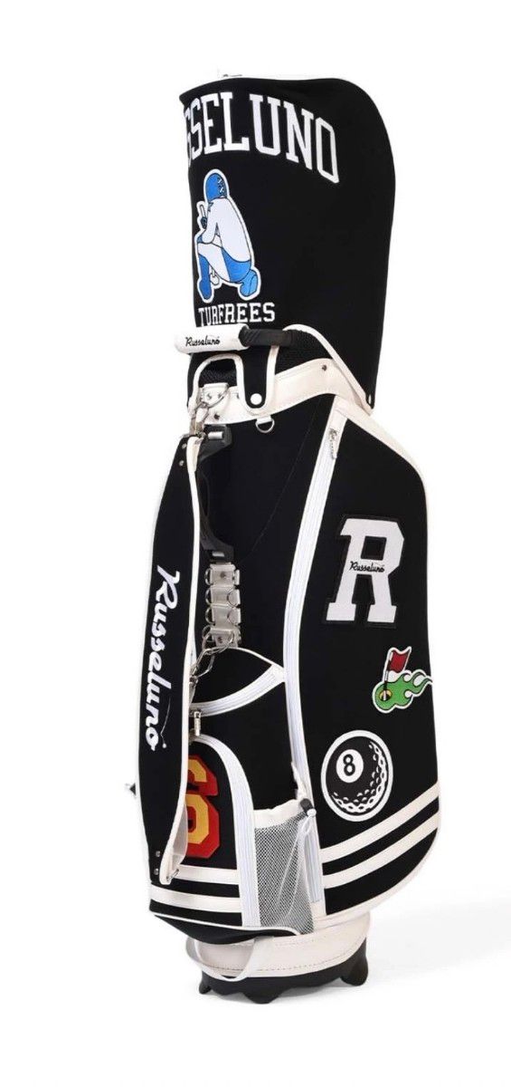 新品 ラッセルノ Russeluno ルチャ VELCRO ゴルフ スタンド式 キャディ