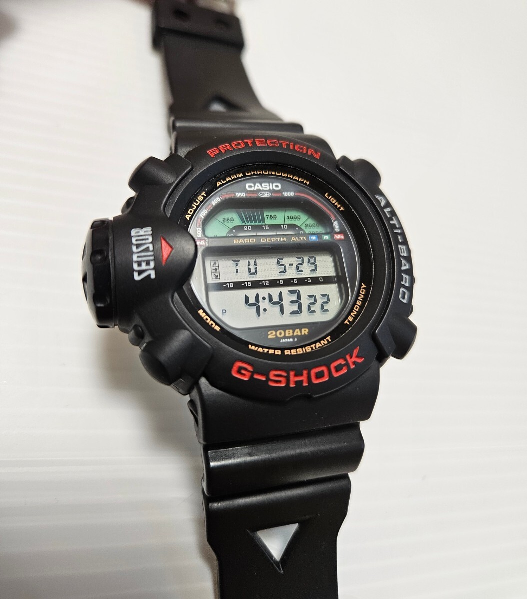 極美品 90s CASIO G-SHOCK DW-6500J-1A 初代スカイフォース カシオ