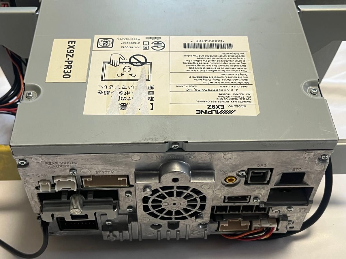 アルパイン 9インチナビ ビッグX 30プリウス専用 トヨタ純正ETC付き