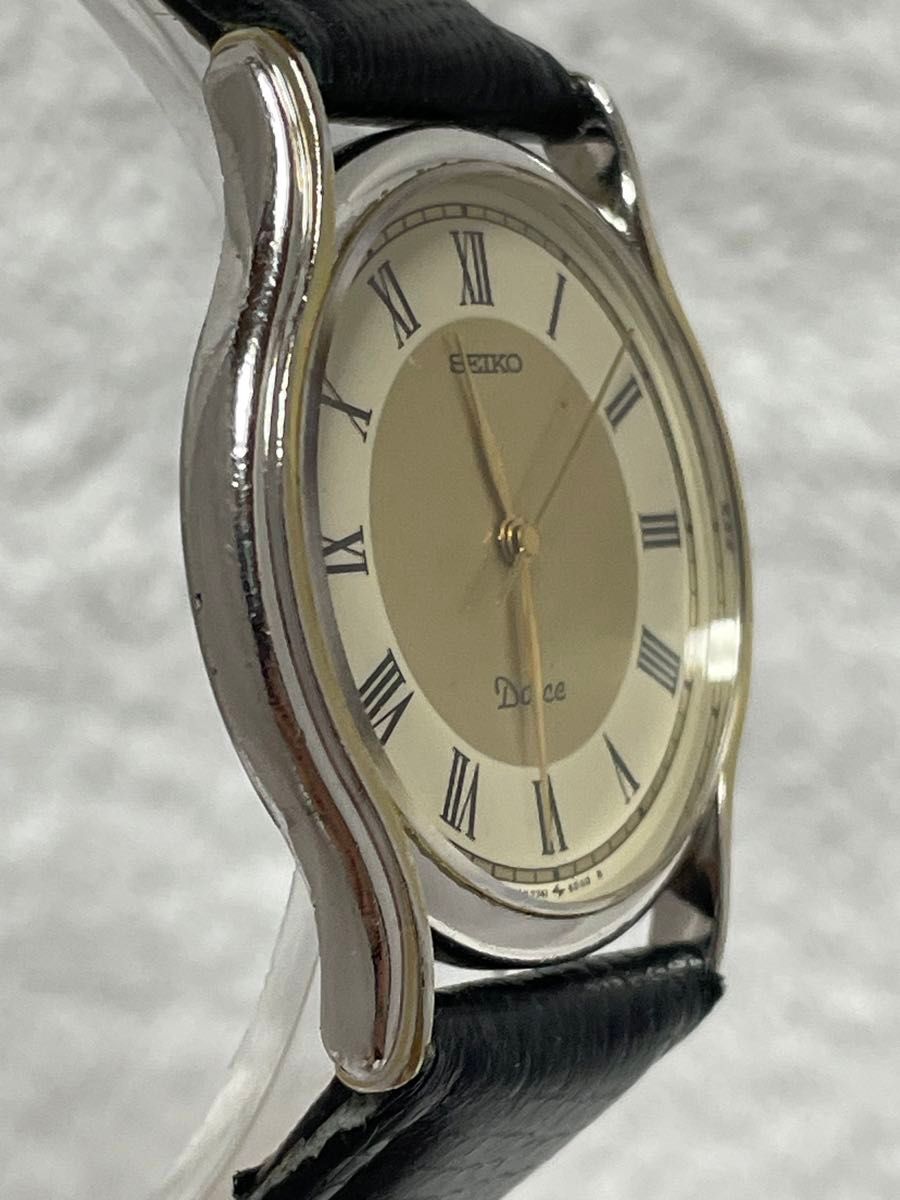 SEIKO セイコー ドルチェ クォーツ【7741-6030】文字盤 ゴールド系