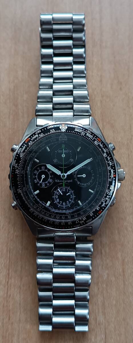 SEIKO Sky Professional セイコー スカイプロフェッショナル クロノ