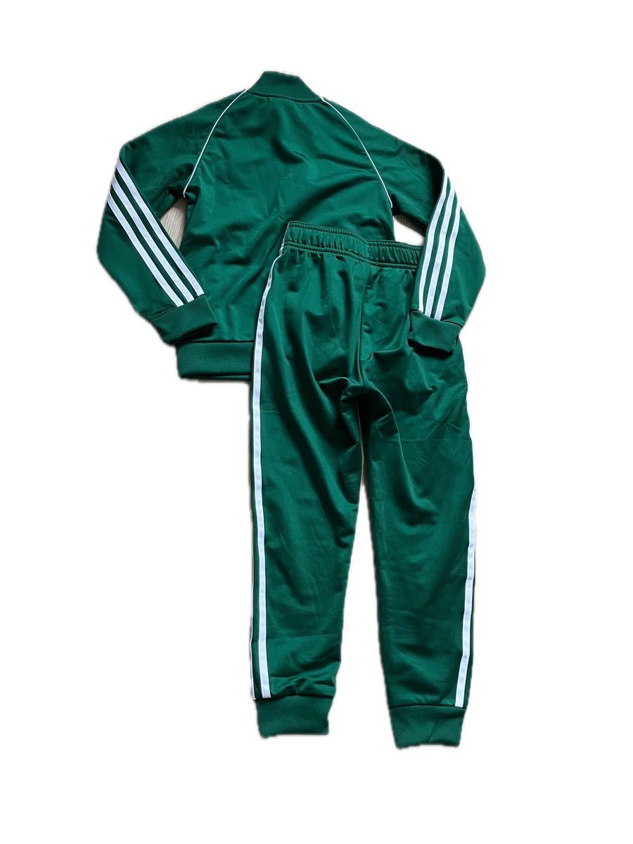 adidas originals ジャージ トラックスーツ グリーン 130 ジュニア