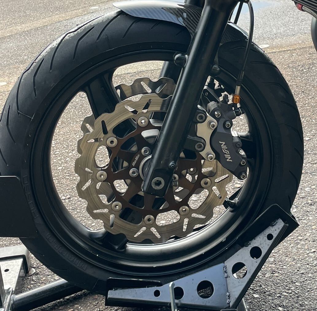 ゼファー400/750 ZX-10 ZRX400 ZR-7 GPZ1100等用 ニッシン4ポット