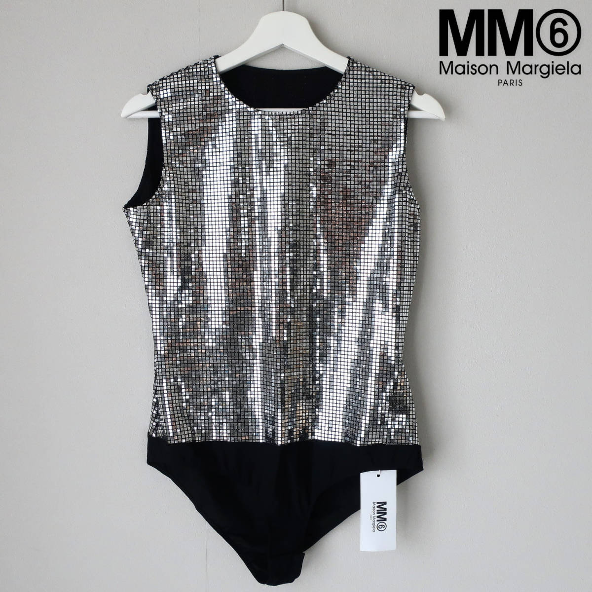 新品タグ付き MM6 Maison Margiela メゾンマルジェラ 春夏 シルバー