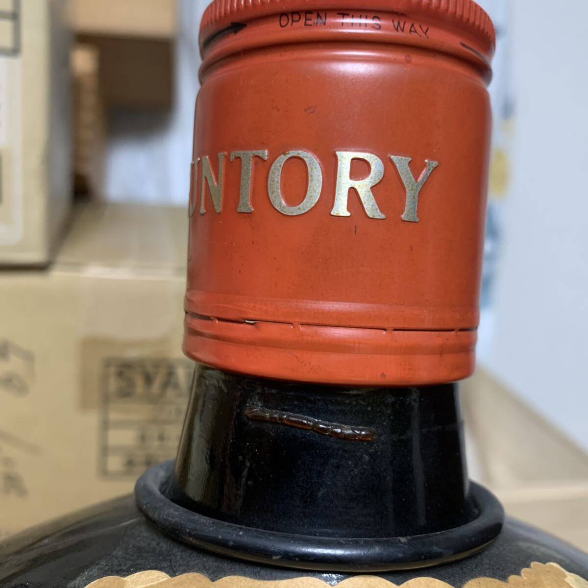 サントリー オールド ウイスキー 4000ml 特級 土台付き 未開封 SUNTORY