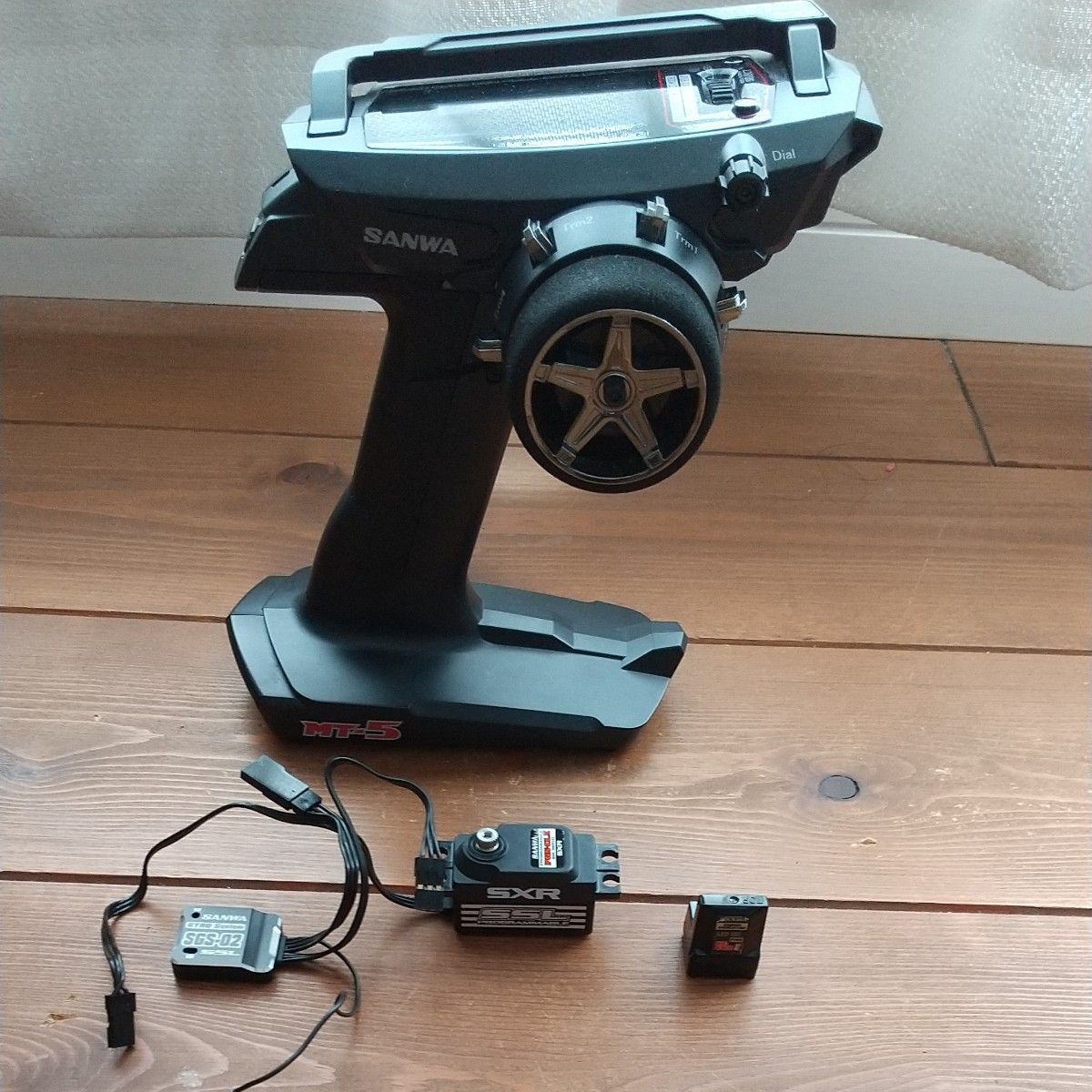 ラジコン サンワMT5プロポ 受信機492i サーボ ジャイロ セット｜Yahoo
