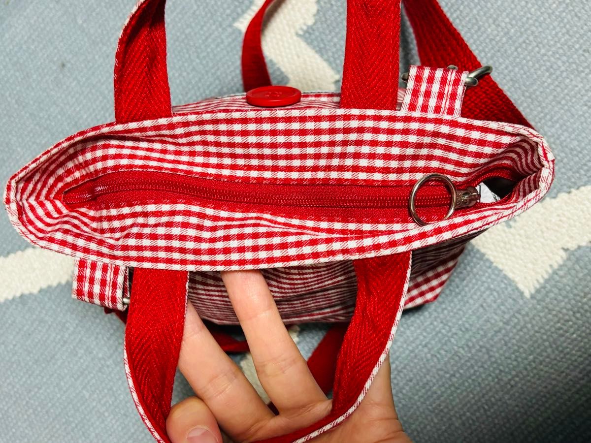 未使用 ファミリア ミニポシェット ショルダーバッグ 斜め掛け 子供