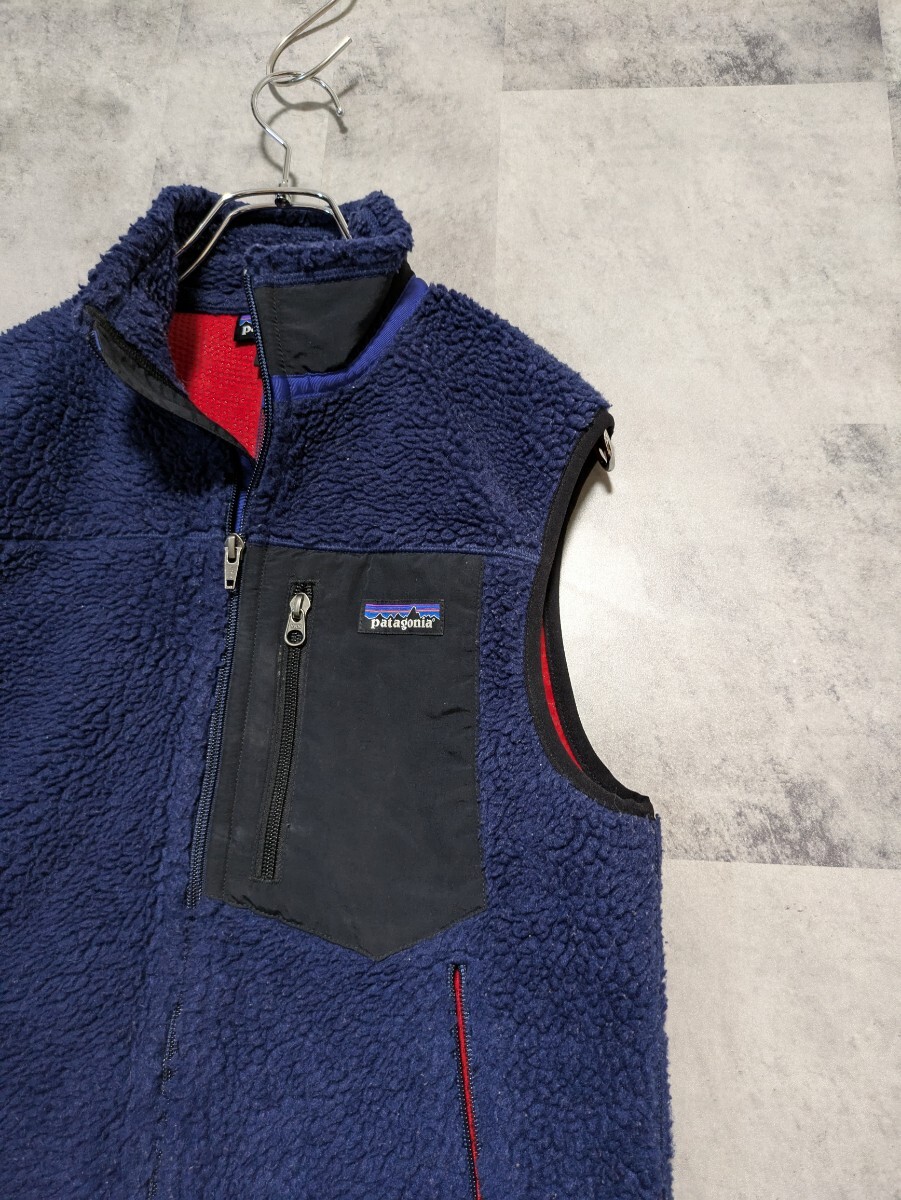 patagonia パタゴニア レトロX フリースベスト XS ネイビー 23047FA15