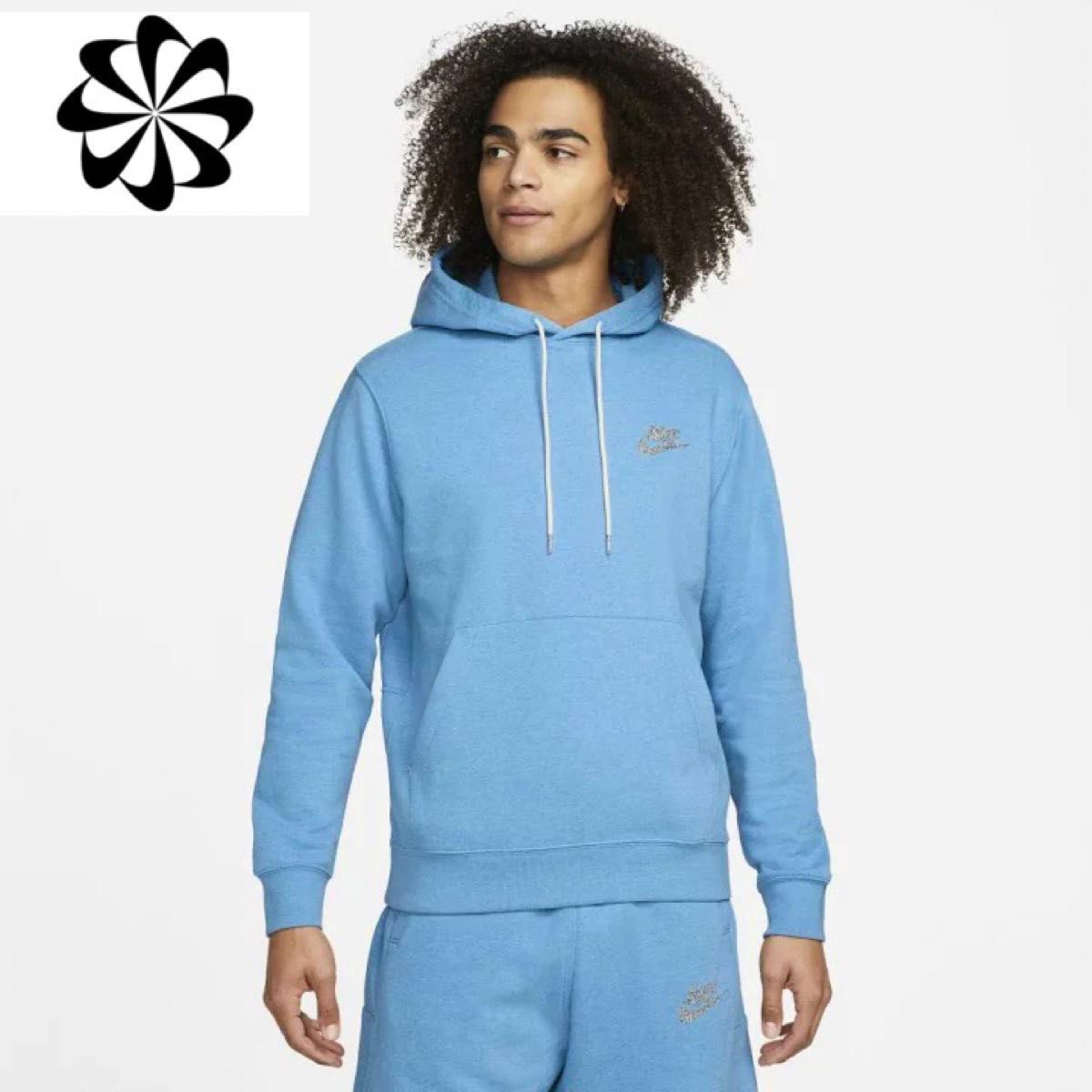 新品】NIKE スウェット 上下セット パーカー ハーフパンツ ブルー系