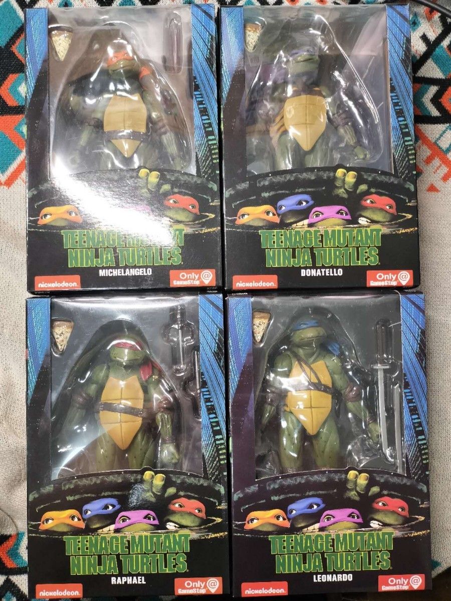 新品 NECA ネカ ミュータントニンジャタートルズ アクションフィギュア